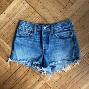 Levi’s high rise shorts